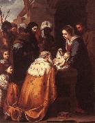 MURILLO, Bartolome Esteban Adoration of the Magi sg oil painting